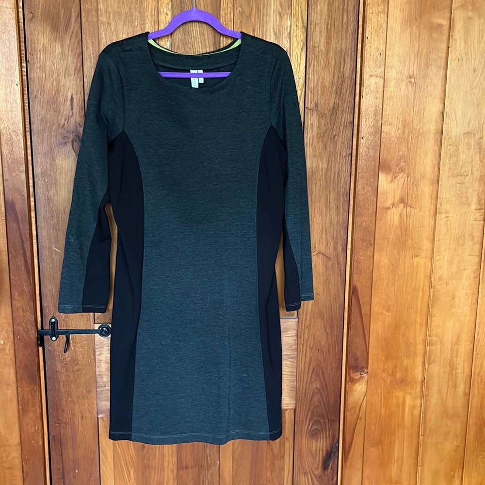 Bodycon Gray & Black Sahalie Dress Size XL